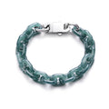 O-Link Natural Jade Cuban Bracelet-Balance, Connection