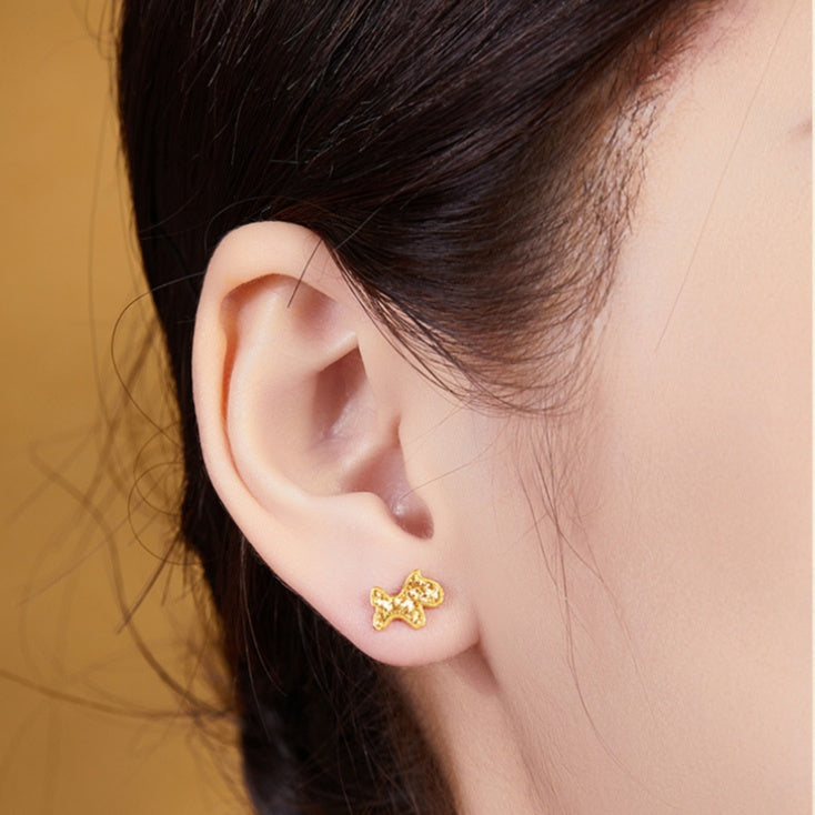 18K Gold-Plated 925 Silver Zodiac Stud Earrings-Your Sign, Your Story
