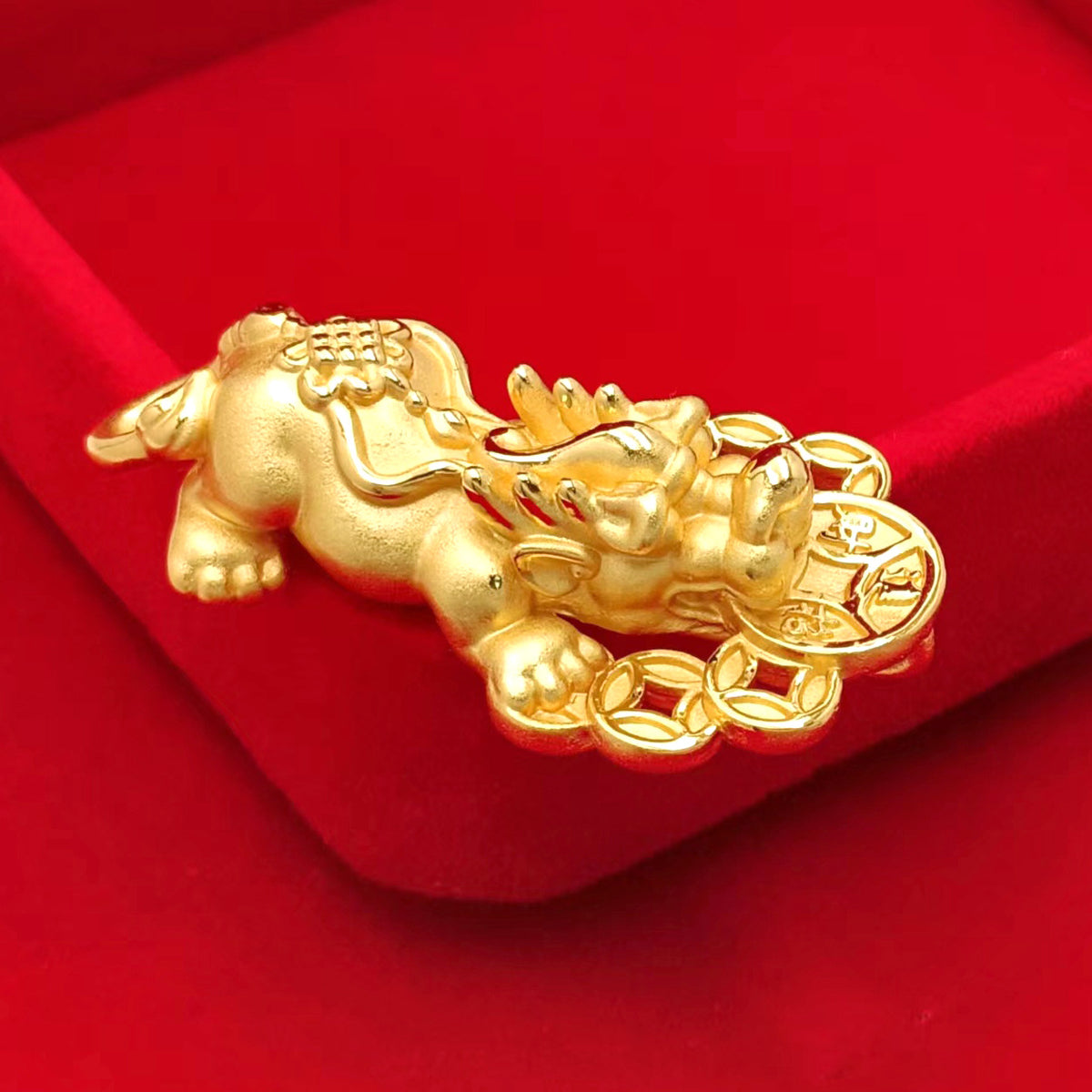 Fortune and Prosperity-Pixiu Coin Pendant