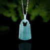 Longevity Lock Jade Pendant Necklace-925 Sterling SIlver