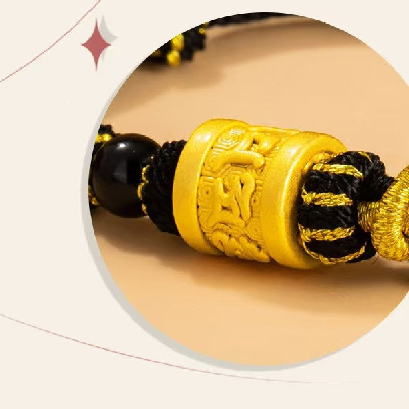 Tibetan Six True Words Handmade String Bracelet-Luck and Protection