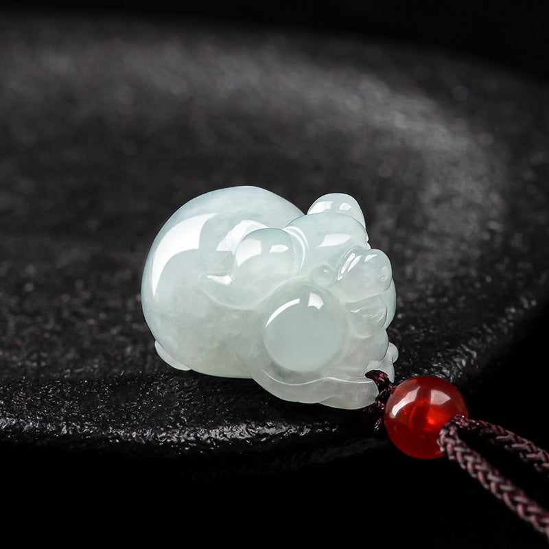 Fortune Blessing Zodiac Pig Jade Pendant– Symbol of Abundance & Joy