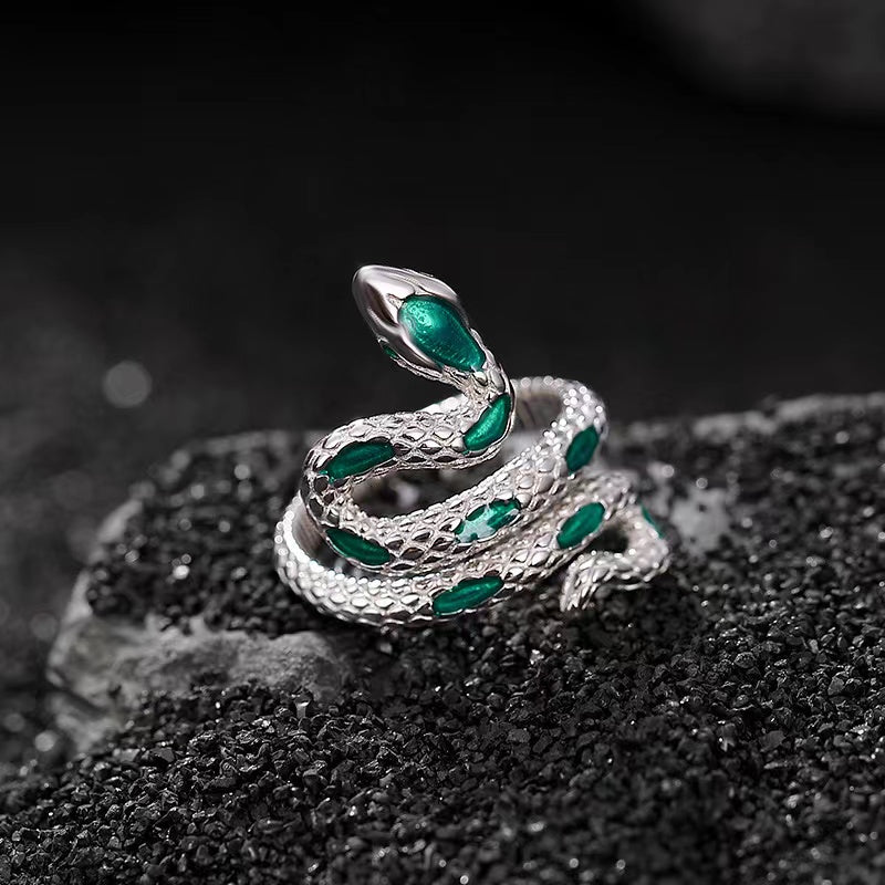 2025 Year Of Snake Silver Ring-Passion & Determination