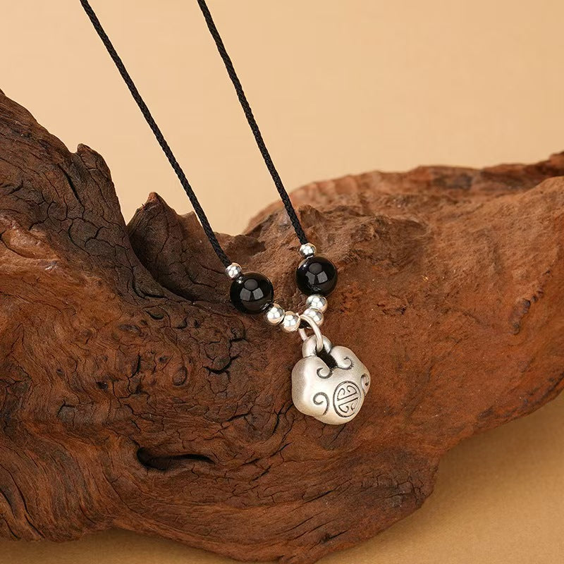 Peace Lock Silver Pendant -Peace and Harmony