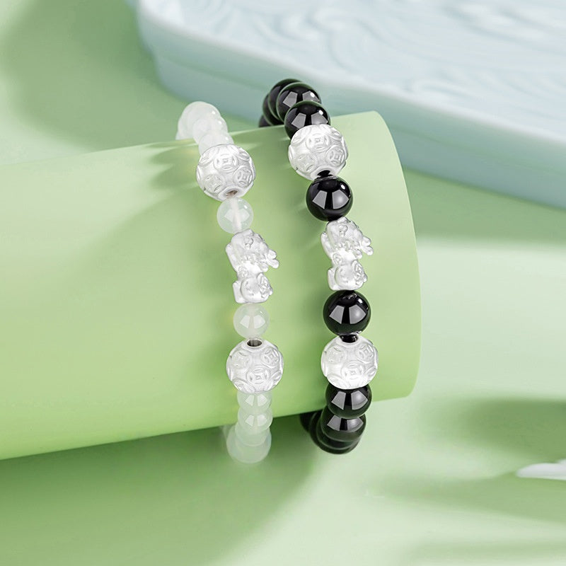 Pixiu Agate Bracelet-Lasting Love & Blessings