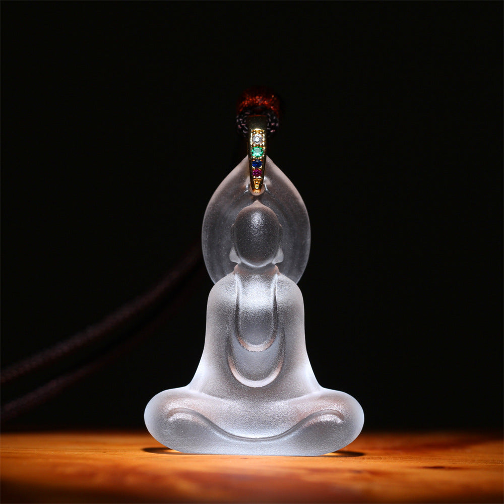 Formless Buddha Glaze Pendant–Peace, Protection & New Beginnings