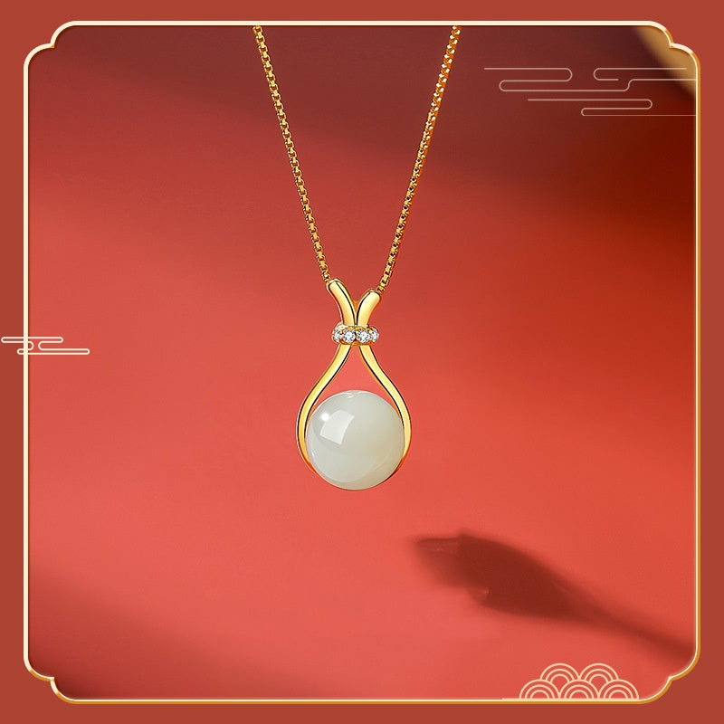 Blessing Pouch Jade Necklace – Grace Serenity