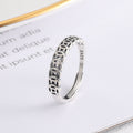 Wealth Coin 925 Sterling Silver Ring-Serene Prosperity