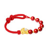 Pixiu Baby Bracelet with Cinnabar & Hetian Jade–Fortune Peace & Protection