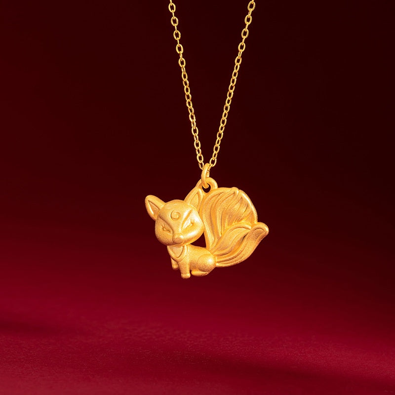 Nine Tail Fox Necklace-Love & Wisdom