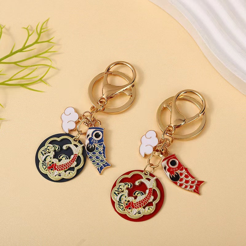 Wealth Koi Fish Key Chain-Luck Prosperity