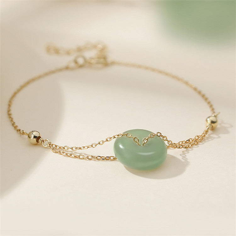 Quiet Balance-Hetian Jade Bracelet