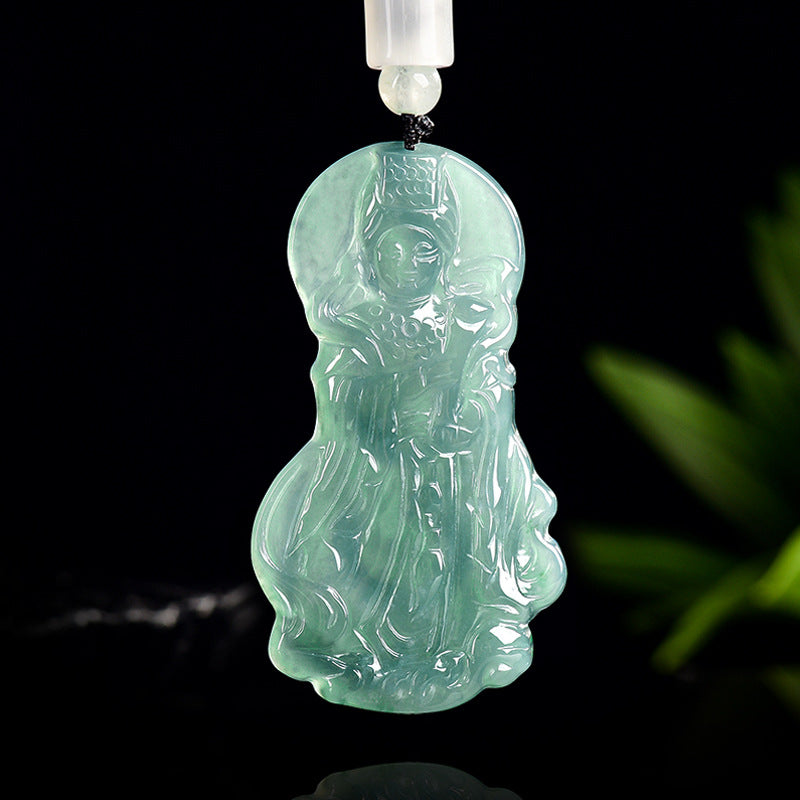 Mazu Goddess of the Sea Jade Pendnat-Peace, Protection & Blessings