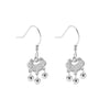 Peace Lock Silver Earrings-Peace and Harmony