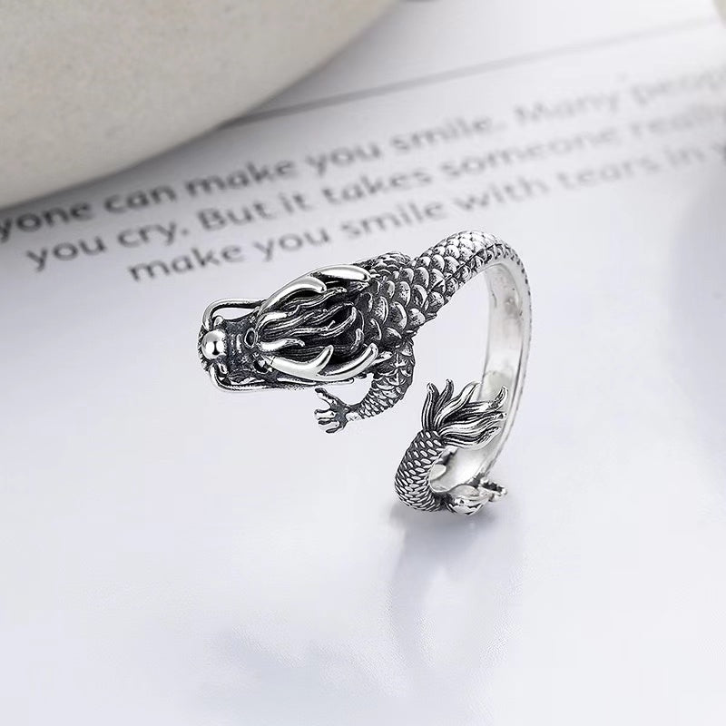 Legendary Dragon Silver Ring-2024 New Edition Adjustable