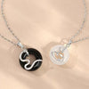 2025 Year Of Snake Black Agate Silver Necklace-Passion & Determination