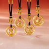 Twelve Gold Zodiac Peace-Guard Amulet Necklace Series