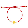 Gold Butterfly Red String Bracelet-Transformation and Prosperity