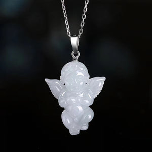 Guardian Angel Jade Necklace-Faith and Belief