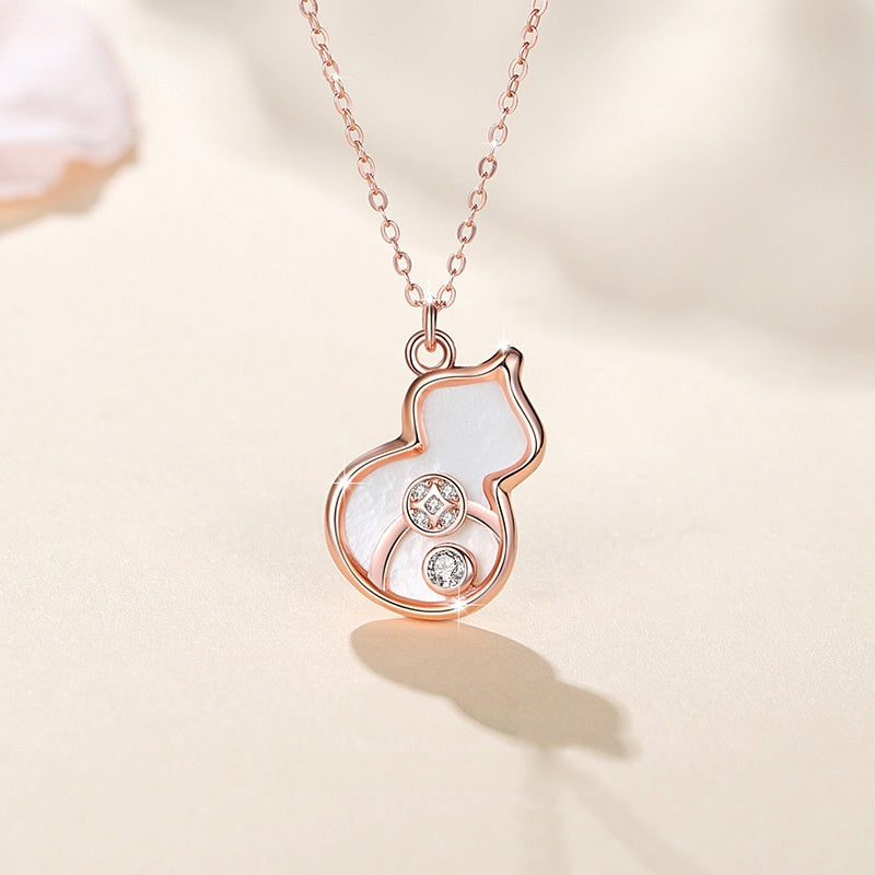 Gourd Shell Necklace-Blessings and Prosperity
