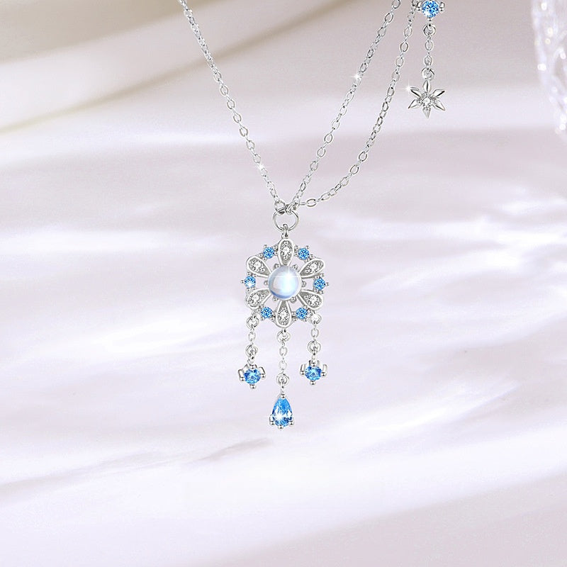 Dreamcatcher Sterling Silver Tassel Necklace-You’ve Caught My Heart