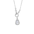 Gourd Jade and Sterling Silver Necklace-Blessings by Your Side