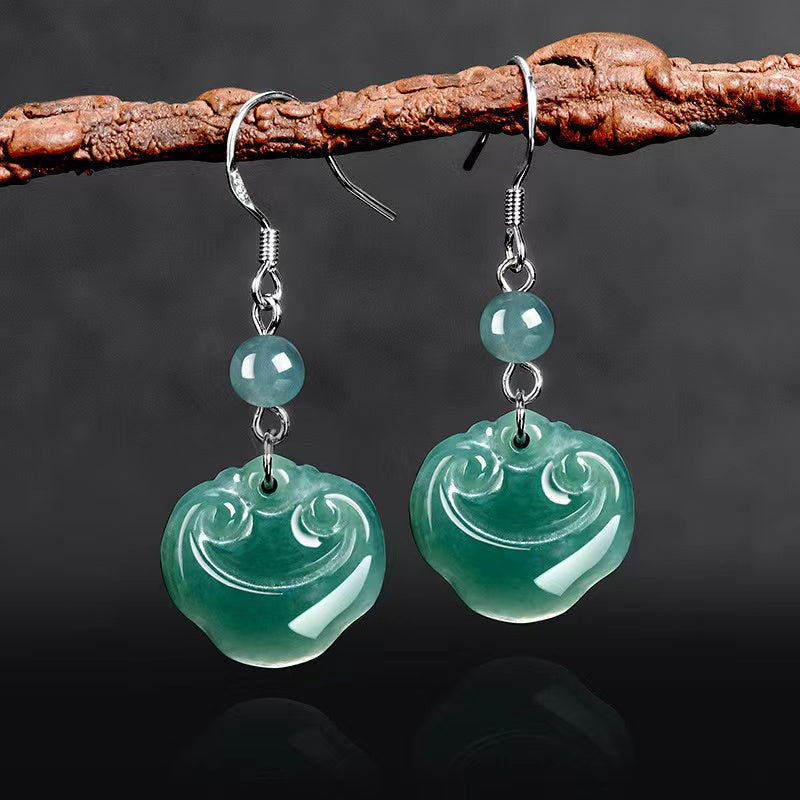 Ruyi Jade Earrings-Serene Intentions
