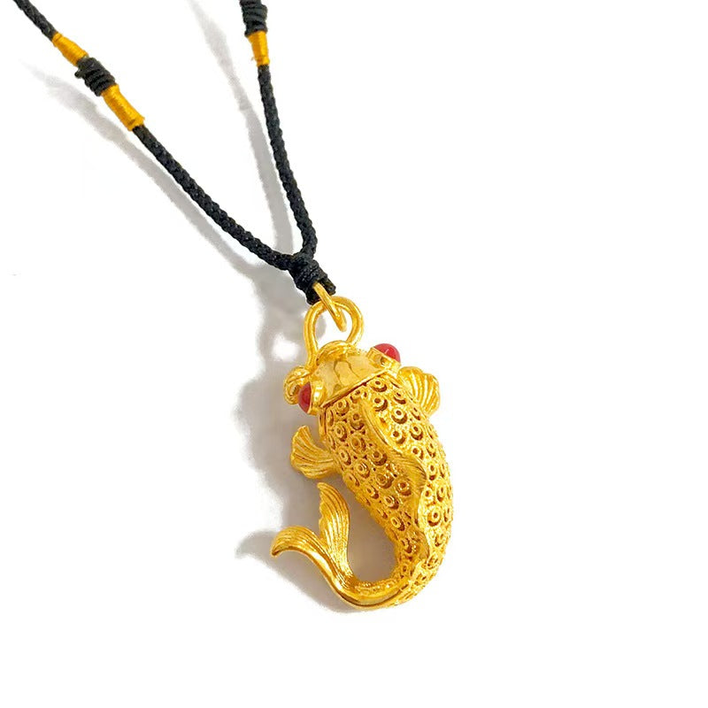Wealth Koi Fish Pendant-Good Fortune and Prosperity