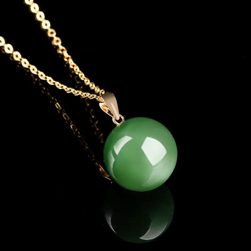 Natural Burma Jadeite Pendant Necklace-Harmony and Balance