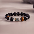 Kylin Obsidian and Tiger's Eye Bracelet-Steady Vitality