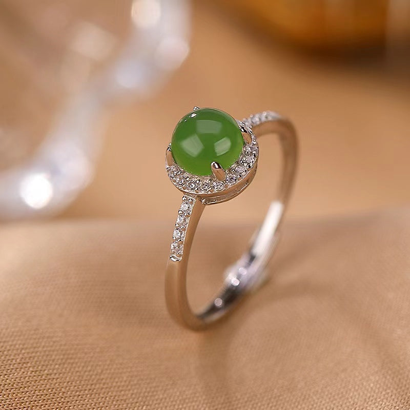 Green Jade Ring-Inner Peace