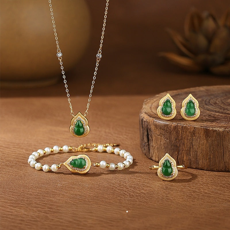 Blessings Together-Gourd Jadeite Jewelry