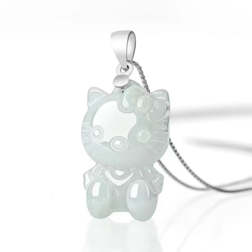 Natural Cat Necklace-Good Fortune and Luck