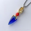 Steadfast Spirit-Vajra Liuli Pendant Necklace