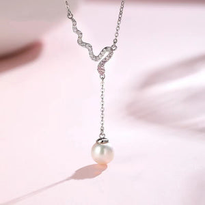 2025 Year Of Snake Pearl Necklace-Passion & Determination