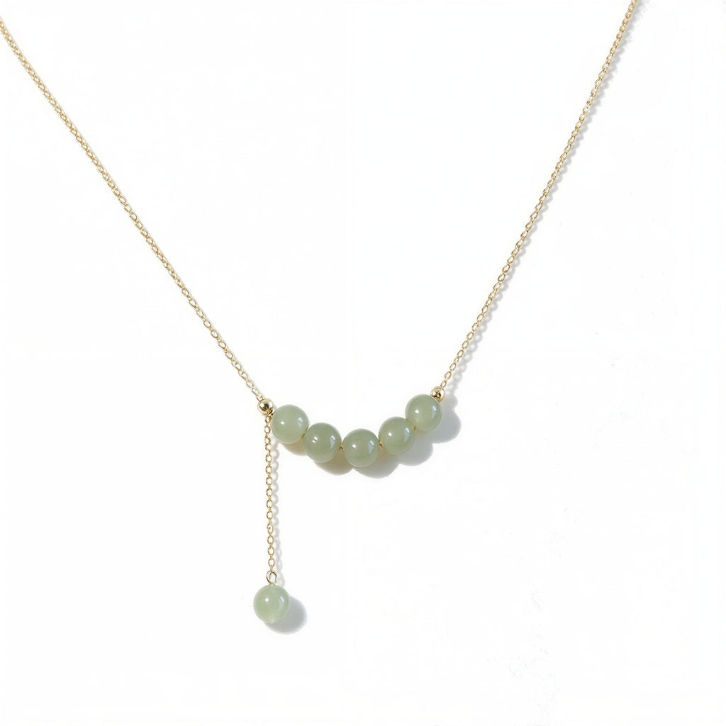 Green Jade Stone Necklace