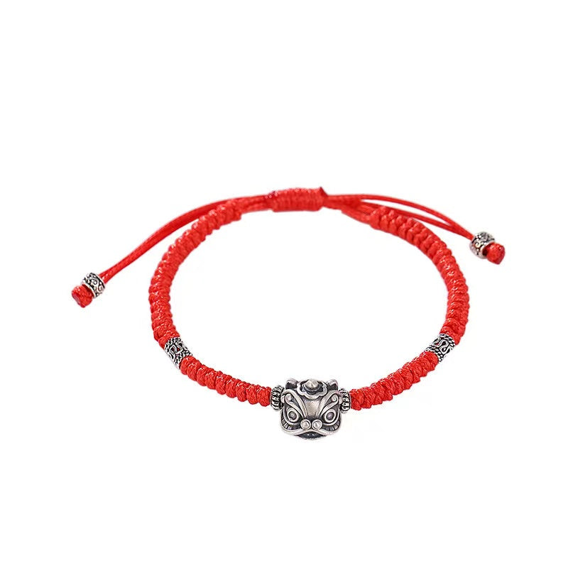 Fengshui Lion Red String Bracelet-Protection and  Prosperity