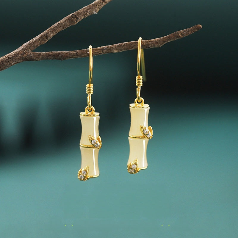 Stay True-Bamboo Drop Earrings