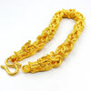 Gold Double Dragon Bracelet-Protection&Luck