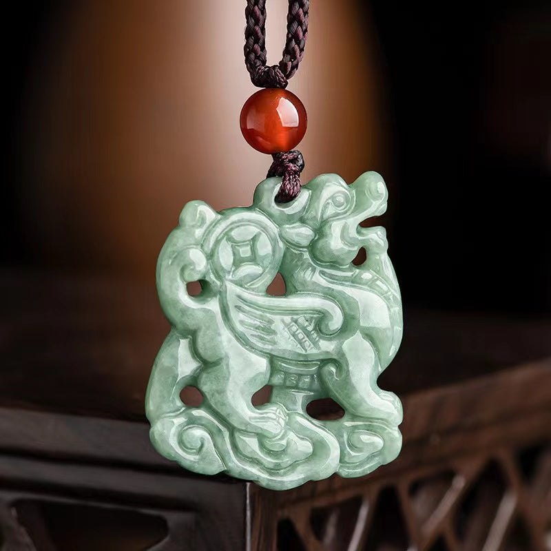 Kirin Jade Pendant-Protection and Longevity