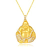 Laughing Buddha Lucky Pendant Necklace