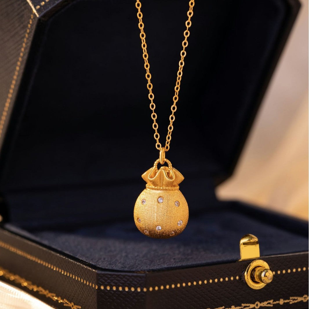 Blessings and Prosperity-Fortune Pouch Necklace