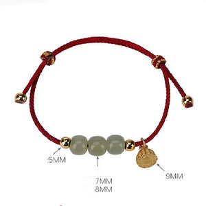 Lotus Flower Red String Bracelet-Purity and Perfection