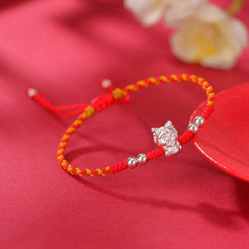 2024 Yeaf of Dragon Red String Bracelet-925 Sterling Silver