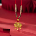 Feng Shui Long Life Locks Pendant Necklace