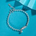 Pixiu Sterling Silver Bead Bracelet-Prosperity & Protection