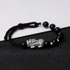 Black Obsidian 999 Silver Pixiu Bracelet-Attract Luck