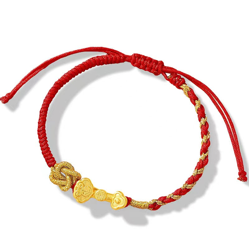 Ruyi Handmade Red String Bracelet-Protection and Safety