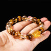 Yellow Tiger Eye Stone Pixiu Men Bracelet-Attract Luck