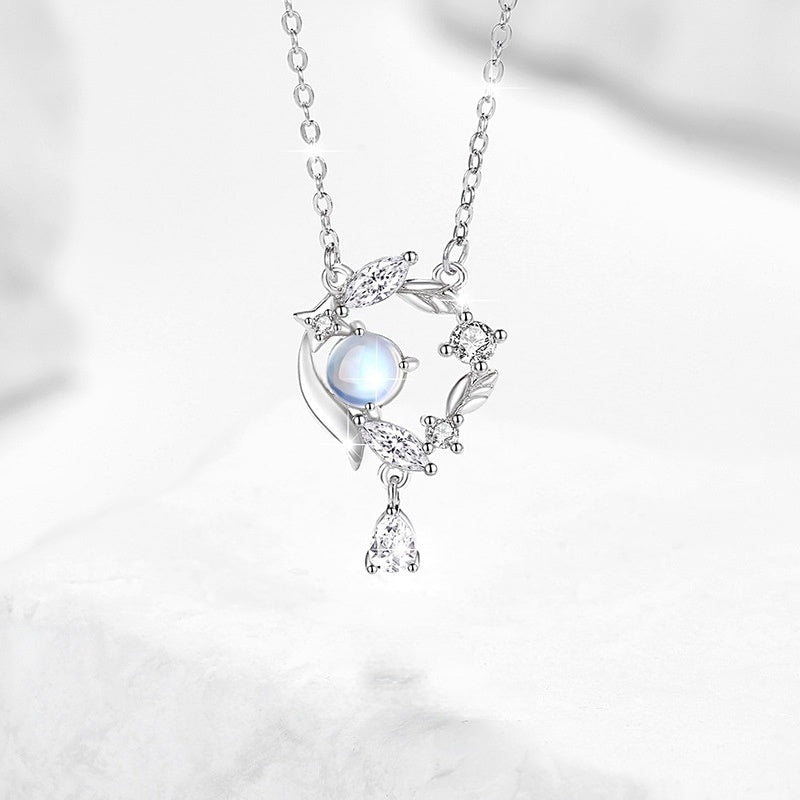 Flower & Vine Sterling Silver Necklace-Hope & Renewal